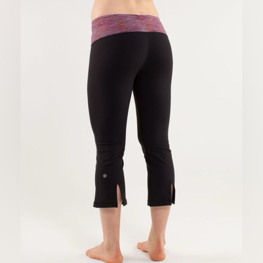 LuluLemon Capri Slit Yoga Pants Size 12
